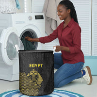 World Football 2026 Egypt Laundry Basket Pharaohs Hieroglyphs Pride Black Version