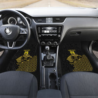 Custom World Football 2026 Egypt Car Mats Pharaohs Hieroglyphs Pride Black Version