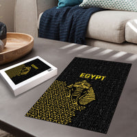 World Football 2026 Egypt Puzzle Pharaohs Hieroglyphs Pride Black Version