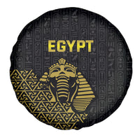 World Football 2026 Egypt Spare Tire Cover Pharaohs Hieroglyphs Pride Black Version