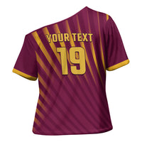 Custom West Indies Cricket Cross Shoulder Shirt Palm Tree Sunburst Glory