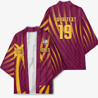 Custom West Indies Cricket Kimono Palm Tree Sunburst Glory