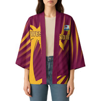 Custom West Indies Cricket Kimono Palm Tree Sunburst Glory