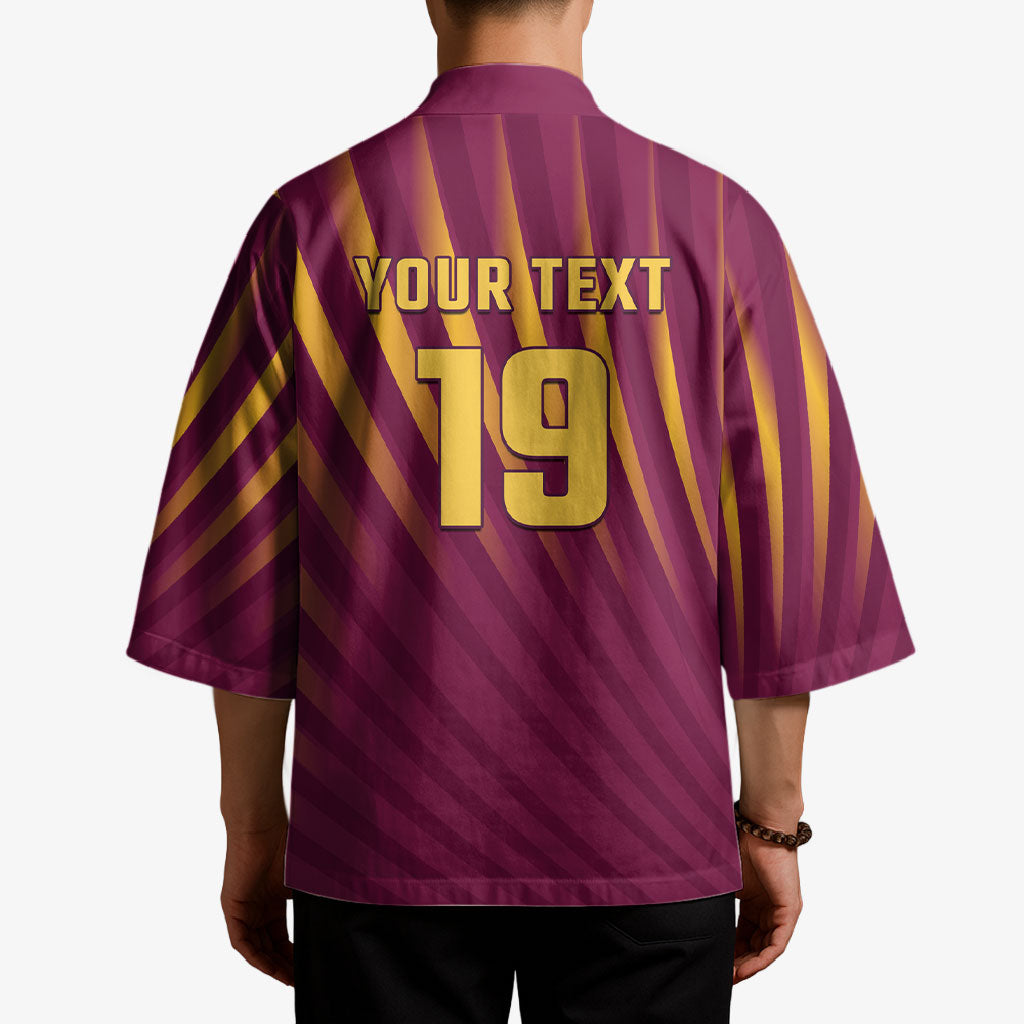 Custom West Indies Cricket Kimono Palm Tree Sunburst Glory