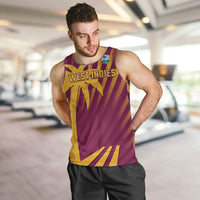 Custom West Indies Cricket Men Tank Top Palm Tree Sunburst Glory