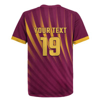 Custom West Indies Cricket Rugby Jersey Palm Tree Sunburst Glory