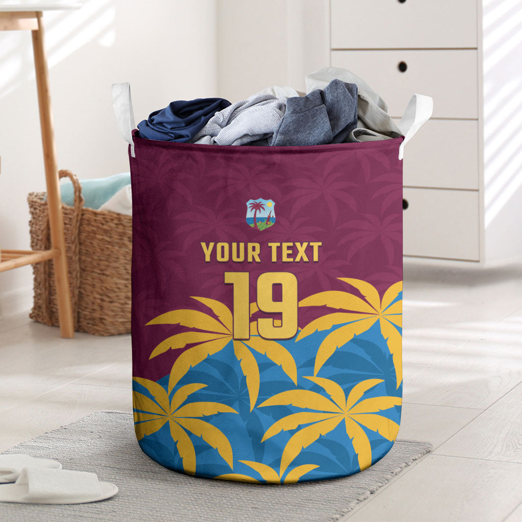 Custom West Indies Cricket Laundry Basket The Maroons Calypso Heritage