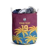 Custom West Indies Cricket Laundry Basket The Maroons Calypso Heritage