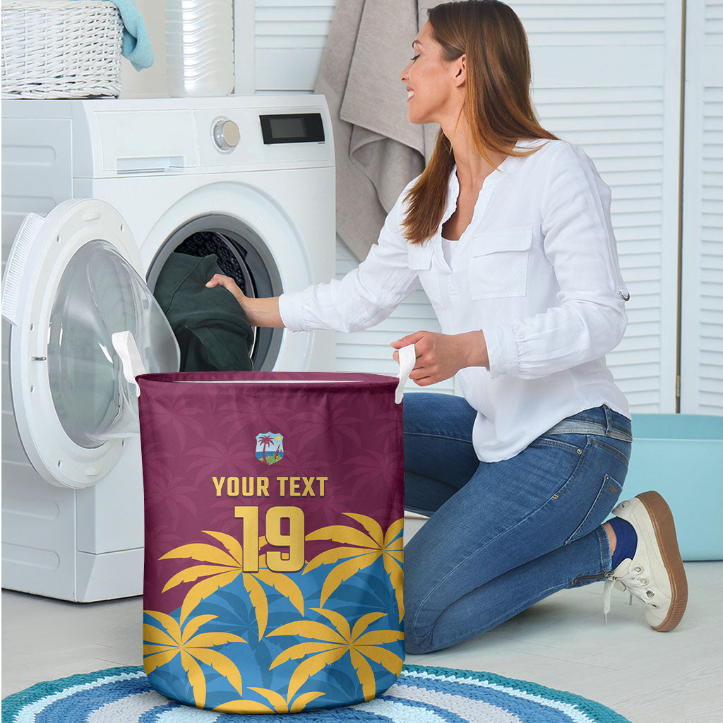 Custom West Indies Cricket Laundry Basket The Maroons Calypso Heritage