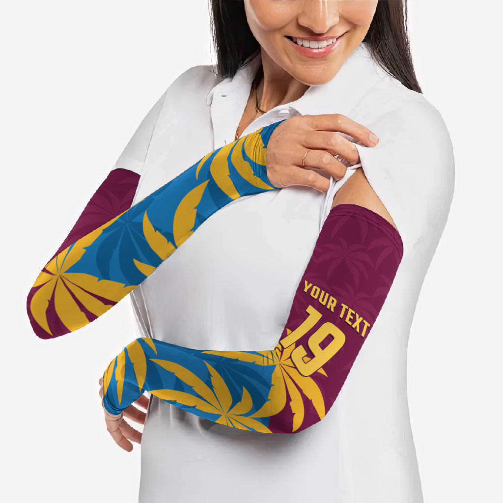 Custom West Indies Cricket Arm Sleeves The Maroons Calypso Heritage