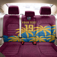 Custom West Indies Cricket Back Car Seat Cover The Maroons Calypso Heritage