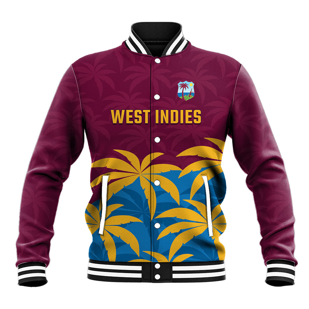 Custom West Indies Cricket Baseball Jacket The Maroons Calypso Heritage
