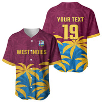 Custom West Indies Cricket Baseball Jersey The Maroons Calypso Heritage