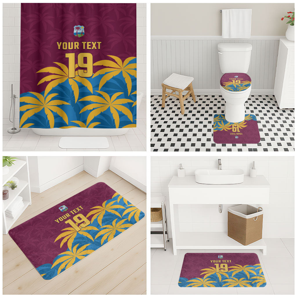 Custom West Indies Cricket Bathroom Set The Maroons Calypso Heritage