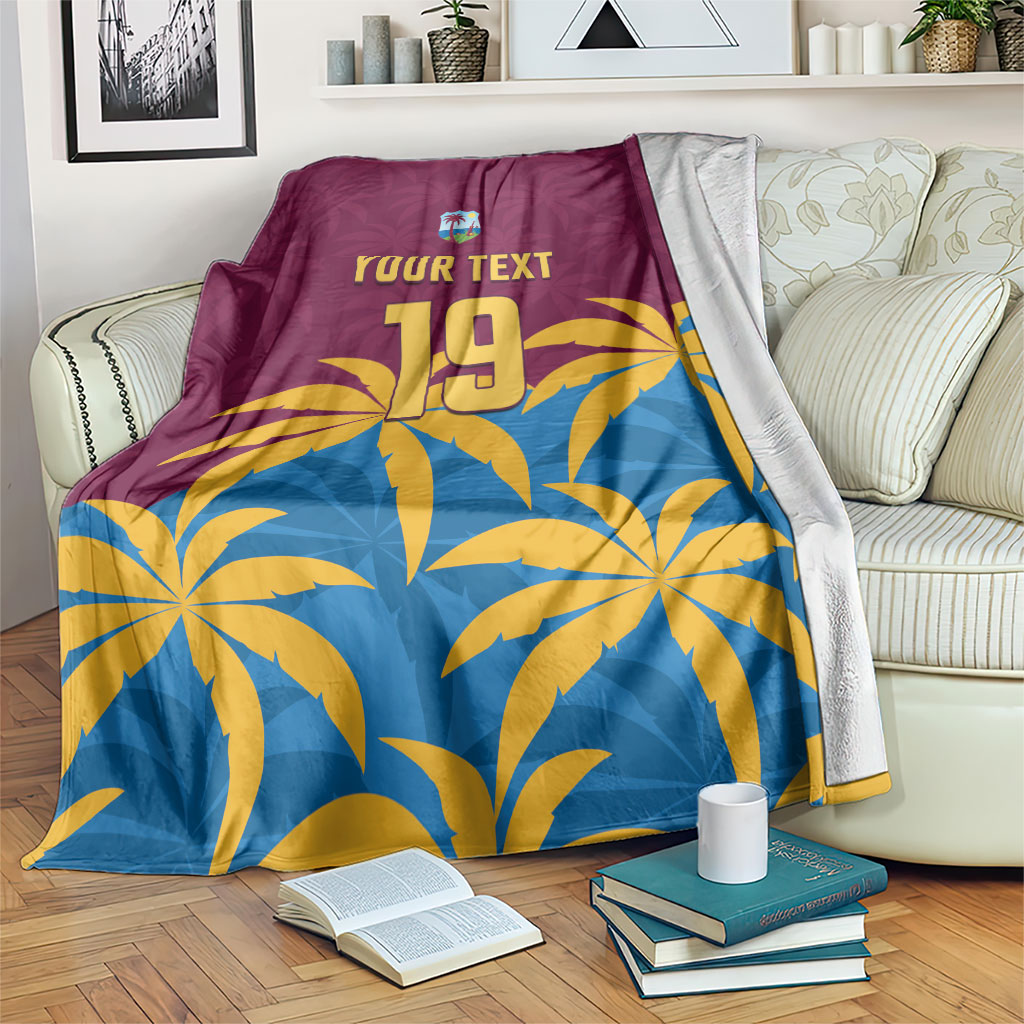 Custom West Indies Cricket Blanket The Maroons Calypso Heritage