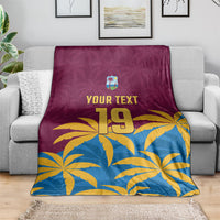 Custom West Indies Cricket Blanket The Maroons Calypso Heritage