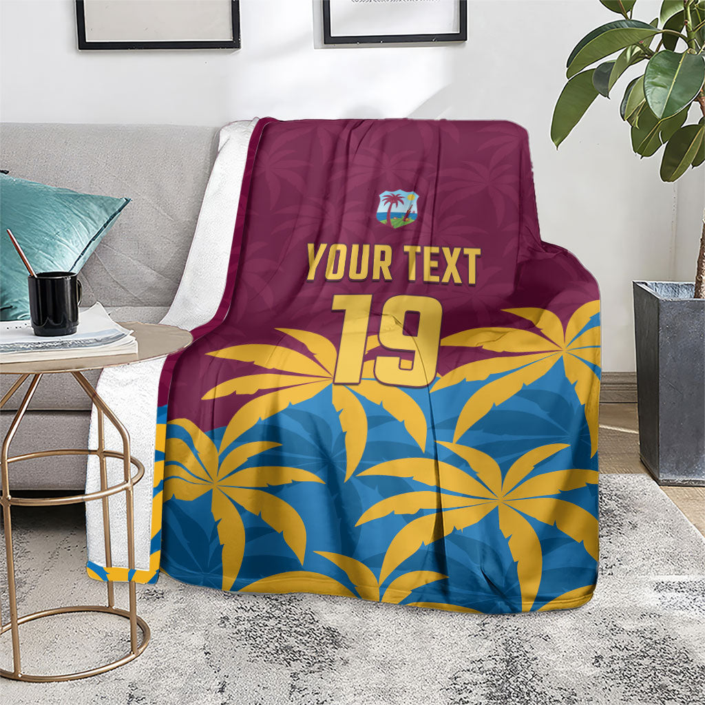 Custom West Indies Cricket Blanket The Maroons Calypso Heritage