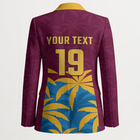 Custom West Indies Cricket Blazer The Maroons Calypso Heritage