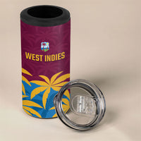 Custom West Indies Cricket 4 in 1 Can Cooler Tumbler The Maroons Calypso Heritage