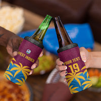 Custom West Indies Cricket 4 in 1 Can Cooler Tumbler The Maroons Calypso Heritage