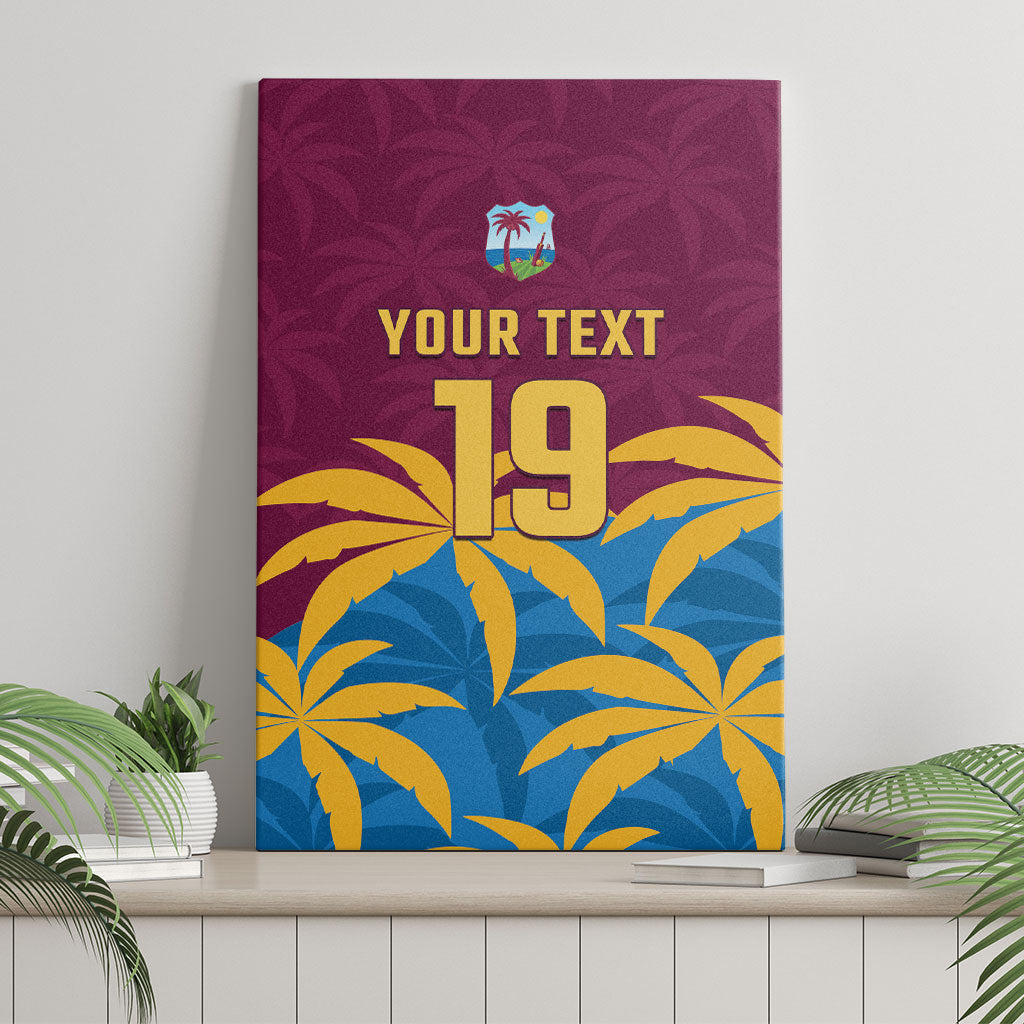 Custom West Indies Cricket Canvas Wall Art The Maroons Calypso Heritage