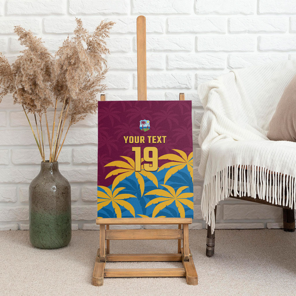 Custom West Indies Cricket Canvas Wall Art The Maroons Calypso Heritage
