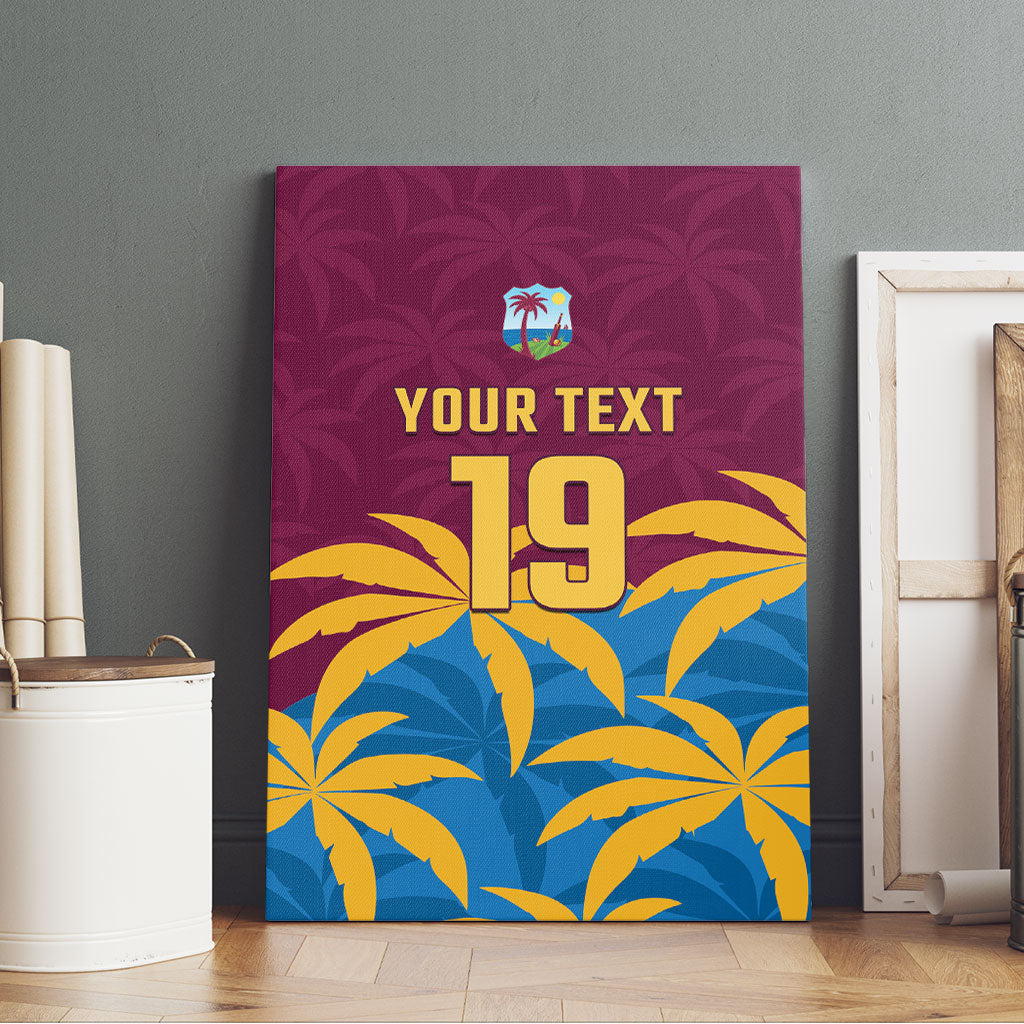 Custom West Indies Cricket Canvas Wall Art The Maroons Calypso Heritage