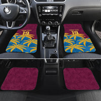Custom West Indies Cricket Car Mats The Maroons Calypso Heritage