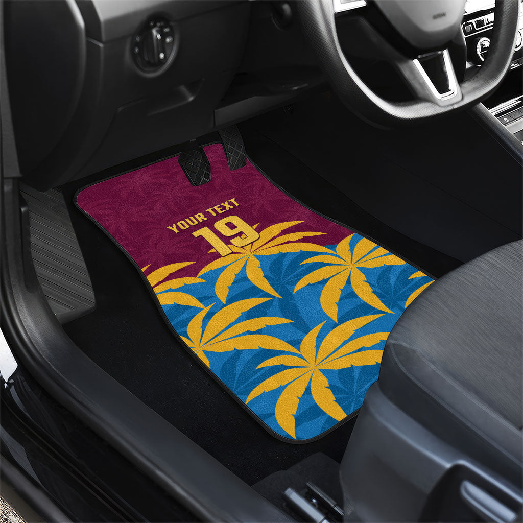 Custom West Indies Cricket Car Mats The Maroons Calypso Heritage