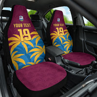 Custom West Indies Cricket Car Seat Cover The Maroons Calypso Heritage