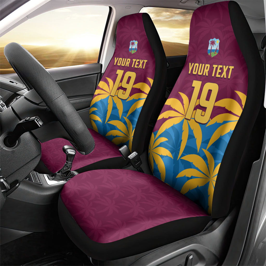 Custom West Indies Cricket Car Seat Cover The Maroons Calypso Heritage