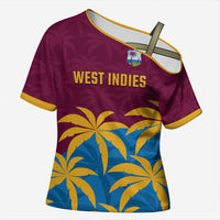 Custom West Indies Cricket Cross Shoulder Shirt The Maroons Calypso Heritage