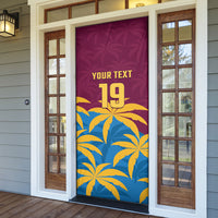 Custom West Indies Cricket Door Cover The Maroons Calypso Heritage
