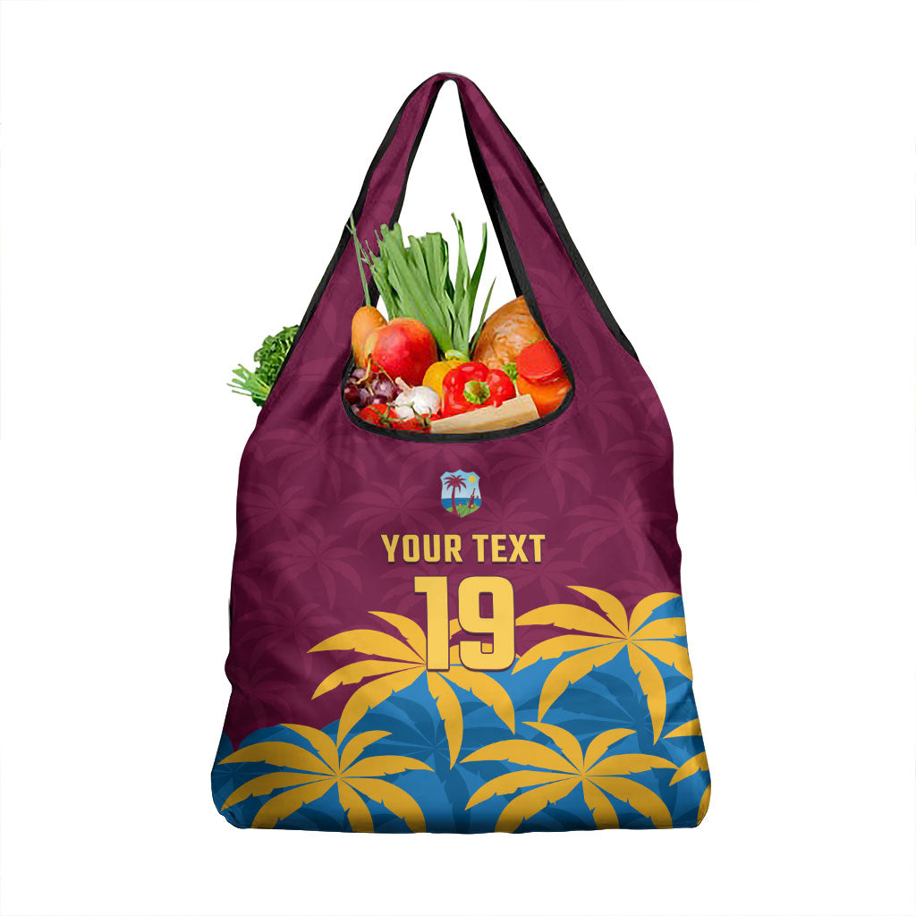 Custom West Indies Cricket Grocery Bag The Maroons Calypso Heritage