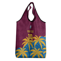 Custom West Indies Cricket Grocery Bag The Maroons Calypso Heritage