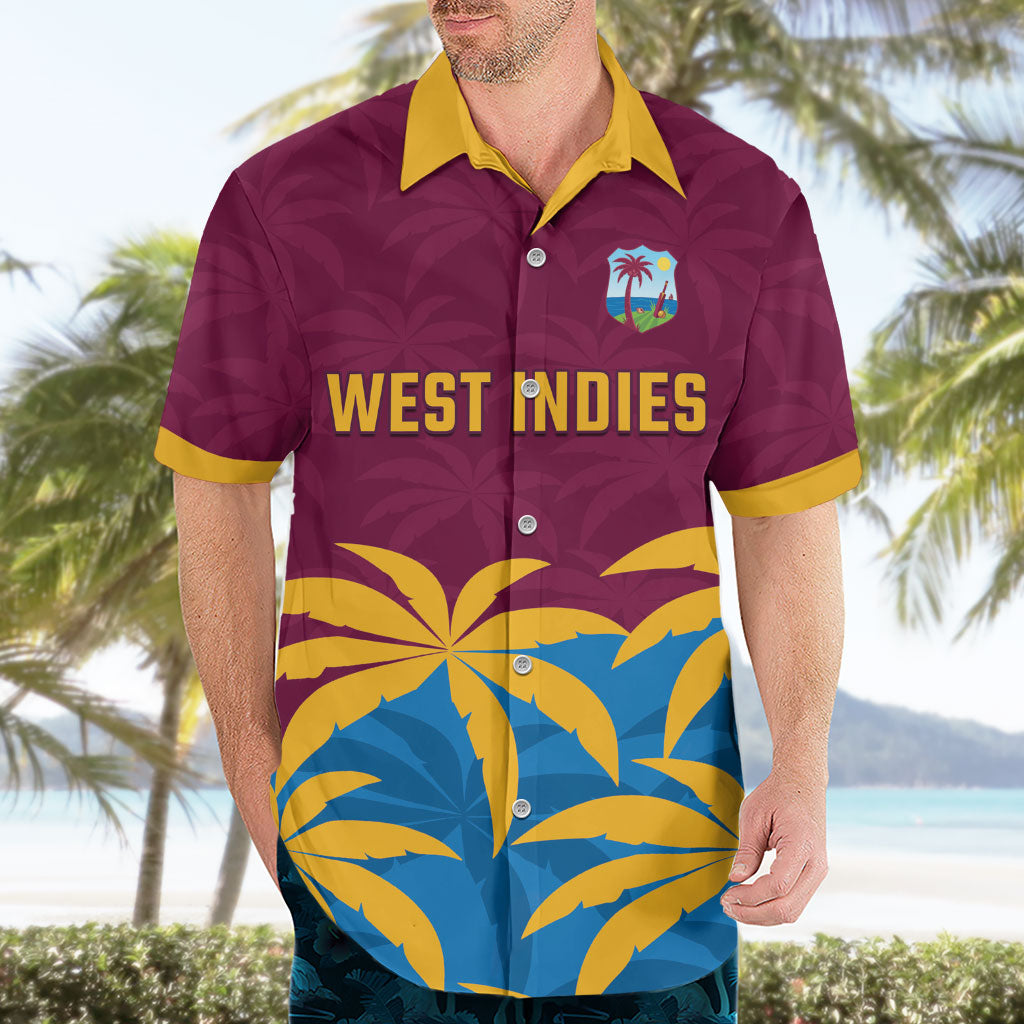 Custom West Indies Cricket Hawaiian Shirt The Maroons Calypso Heritage
