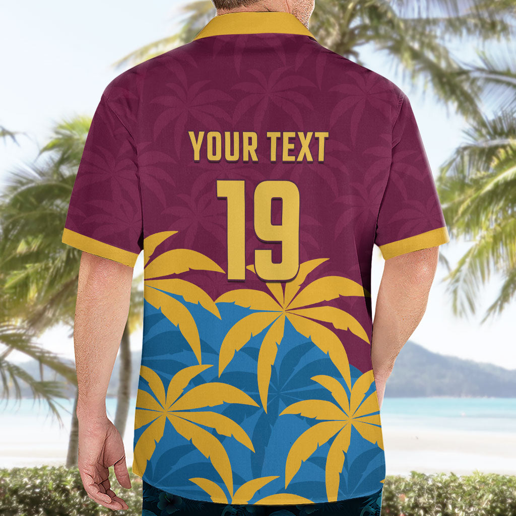 Custom West Indies Cricket Hawaiian Shirt The Maroons Calypso Heritage