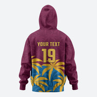 Custom West Indies Cricket Hoodie The Maroons Calypso Heritage