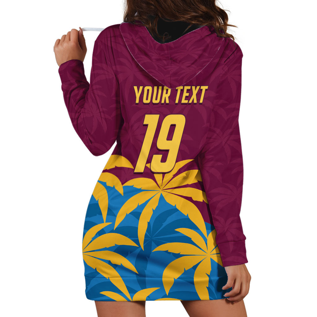 Custom West Indies Cricket Hoodie Dress The Maroons Calypso Heritage