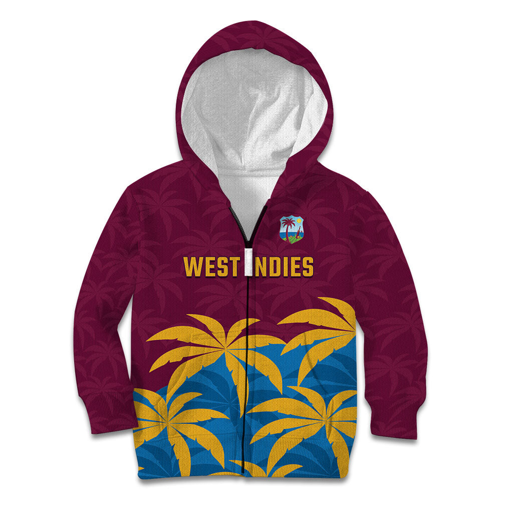 Custom West Indies Cricket Kid Hoodie The Maroons Calypso Heritage