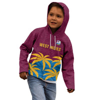Custom West Indies Cricket Kid Hoodie The Maroons Calypso Heritage