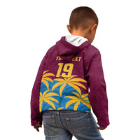 Custom West Indies Cricket Kid Hoodie The Maroons Calypso Heritage