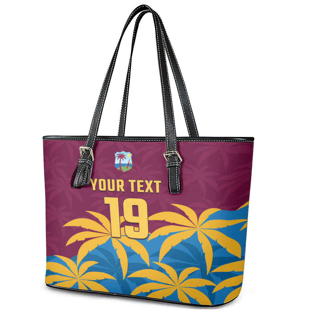 Custom West Indies Cricket Leather Tote Bag The Maroons Calypso Heritage