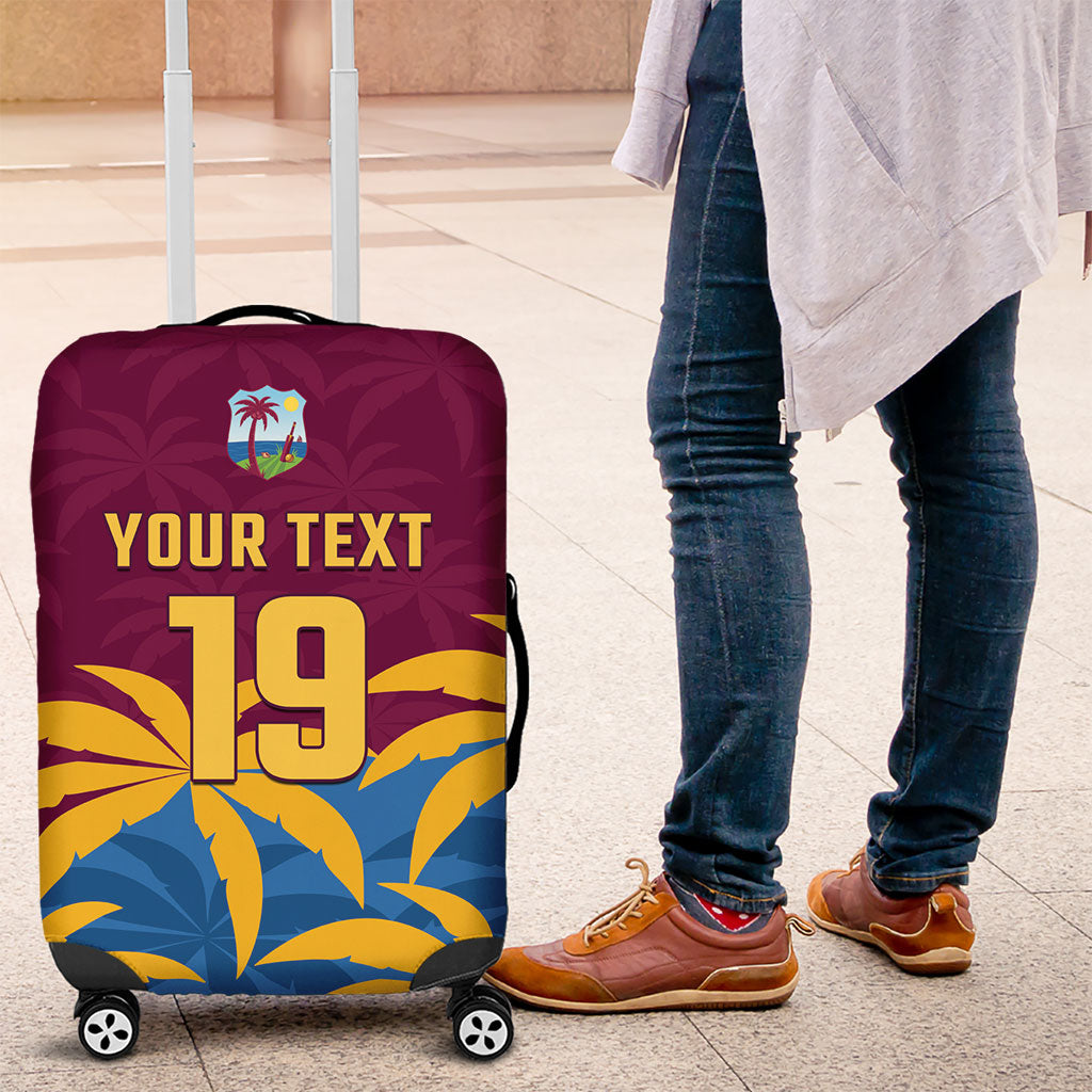 Custom West Indies Cricket Luggage Cover The Maroons Calypso Heritage