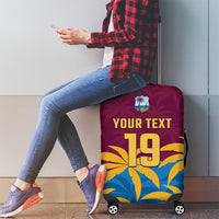 Custom West Indies Cricket Luggage Cover The Maroons Calypso Heritage