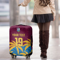Custom West Indies Cricket Luggage Cover The Maroons Calypso Heritage