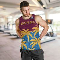 Custom West Indies Cricket Men Tank Top The Maroons Calypso Heritage