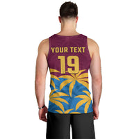Custom West Indies Cricket Men Tank Top The Maroons Calypso Heritage