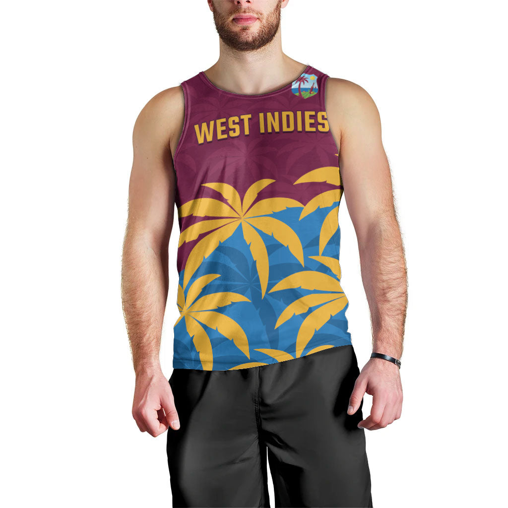 Custom West Indies Cricket Men Tank Top The Maroons Calypso Heritage