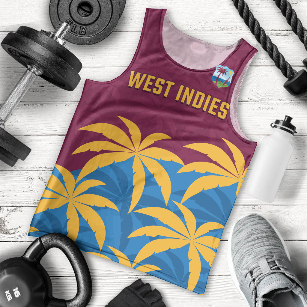 Custom West Indies Cricket Men Tank Top The Maroons Calypso Heritage